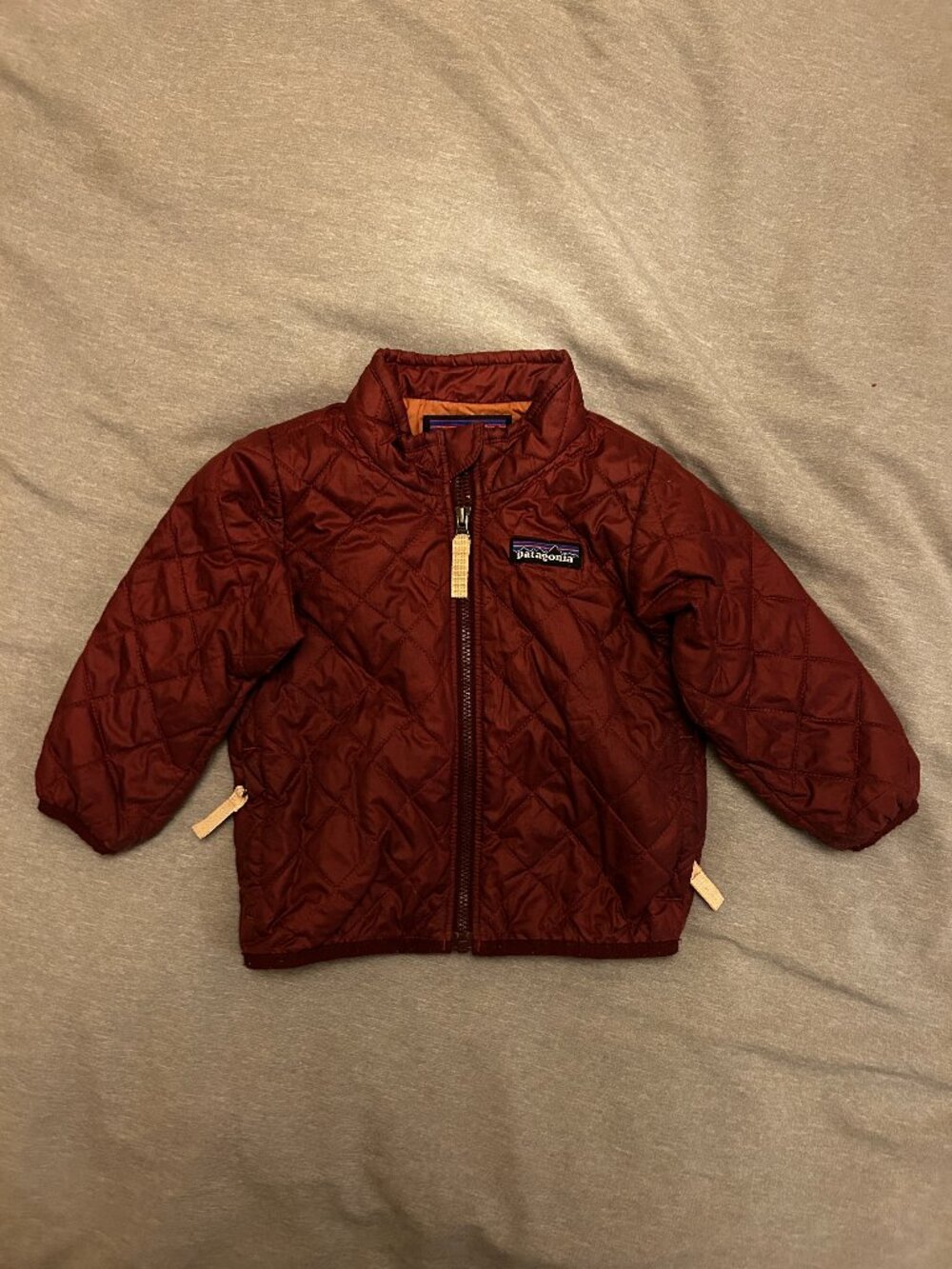 Patagonia Nano Puff Jacket size 6-12 months maroon